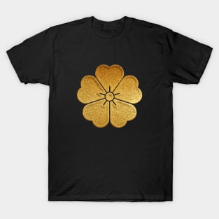 Gold Sakura Kamon T-Shirt